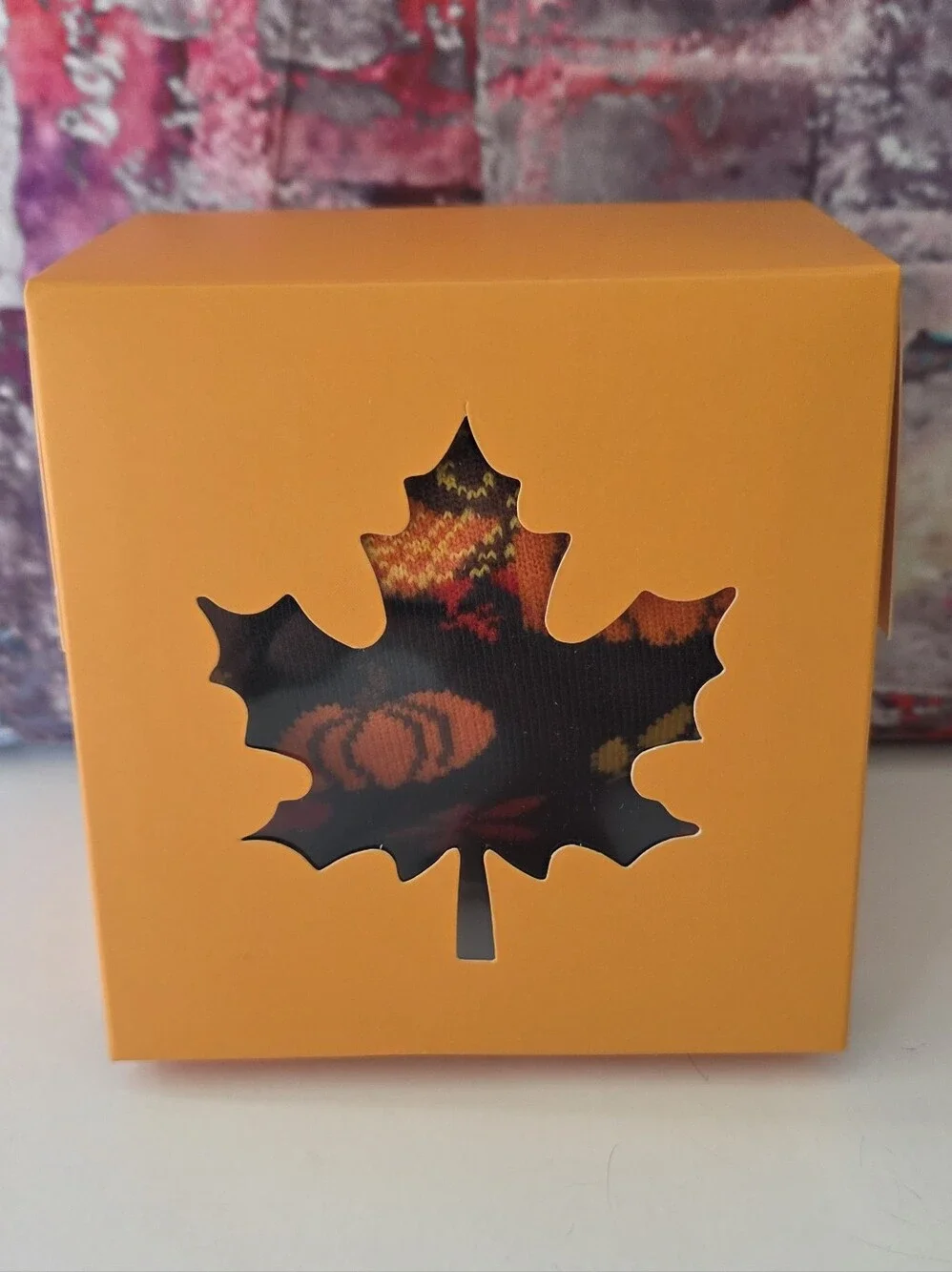 Fall Pumpkin Crew Socks NIB